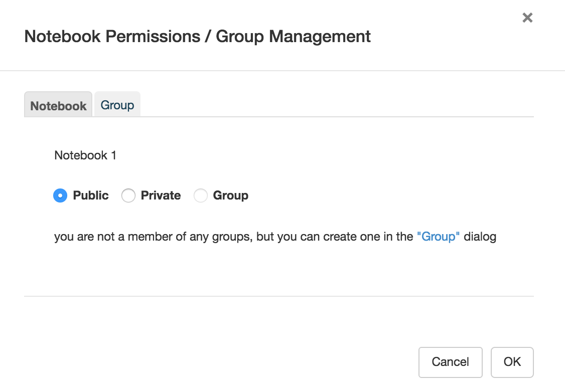 RCloud Manage Groups